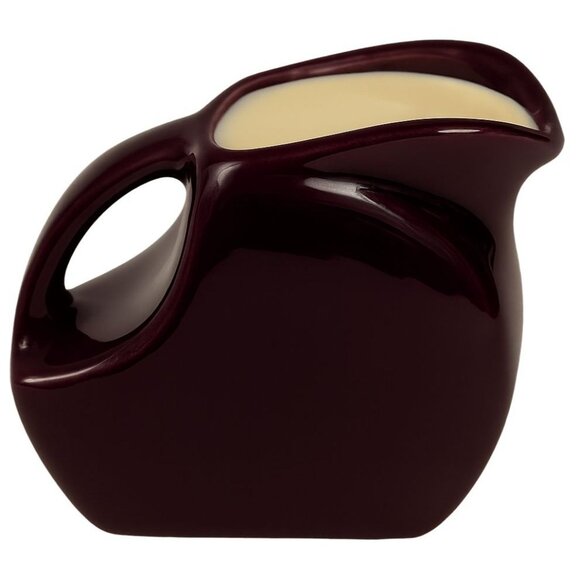 Fiestaware Fiesta CERAMIC Small Mini Disk Pitcher CARAFE Mulberry Purple 5 OZ - Picture 1 of 15